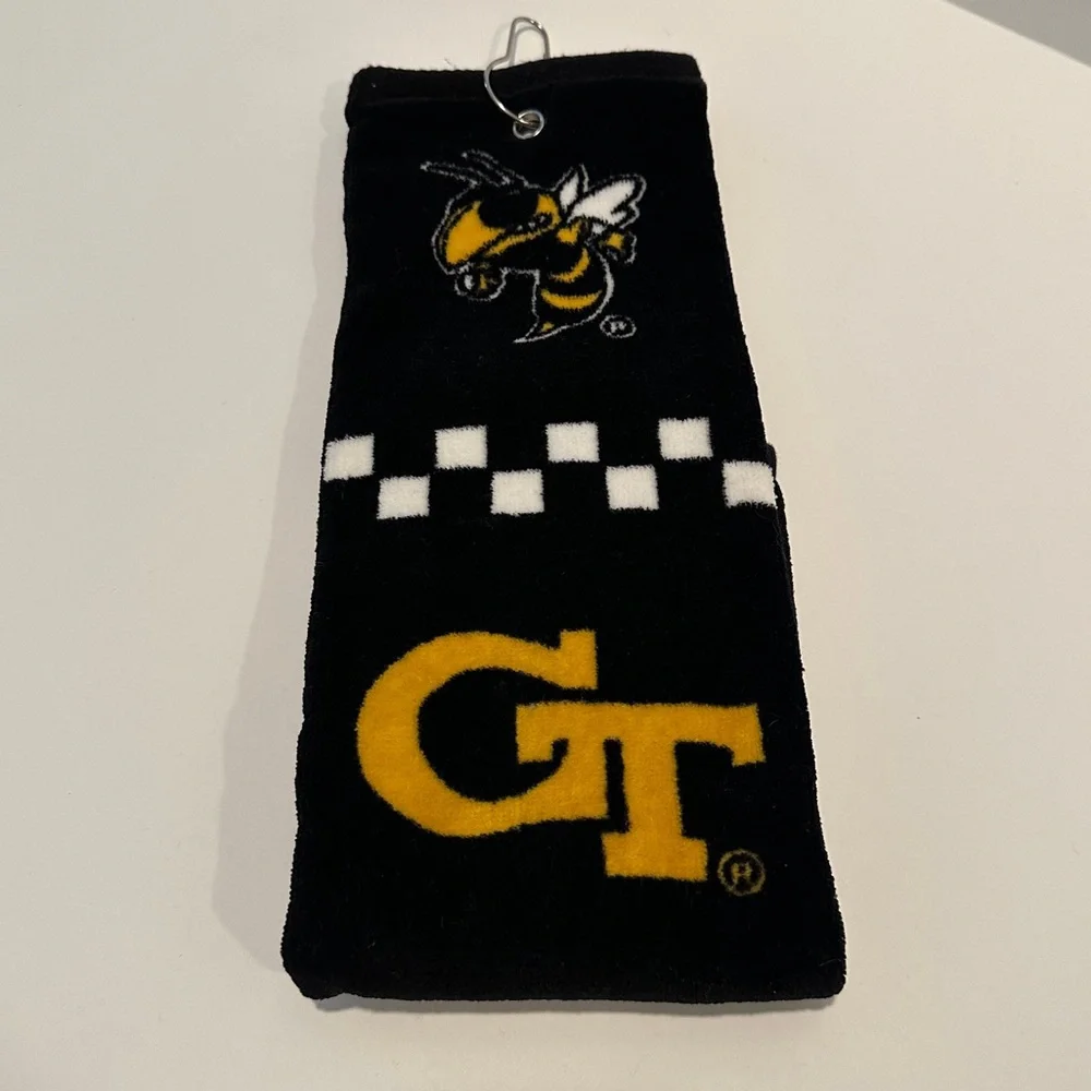 Georgia Tech Golf Hand Towel New